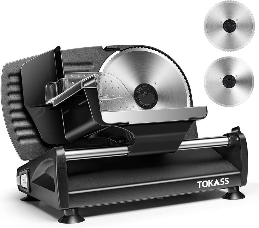 Elektrische Alles Snijmachine RVS Instelbare Dikte 0-15mm Brood Vlees & Worst