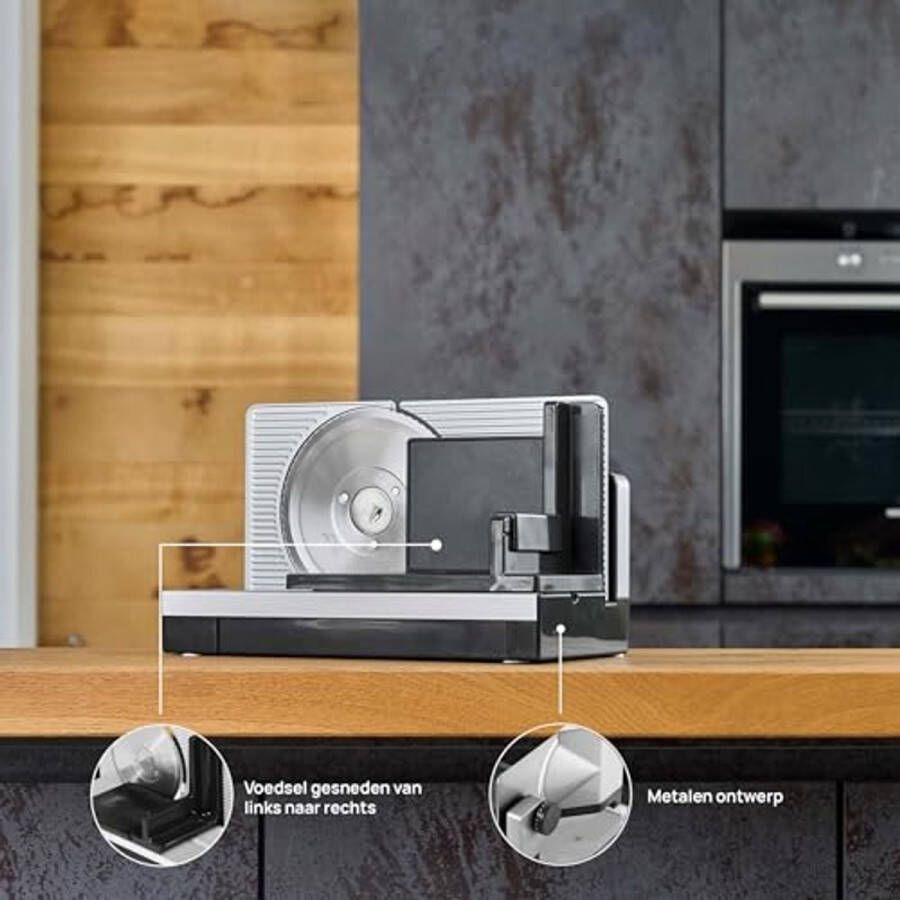 Elektrische Allessnijder voor Linkshandigen Perfect voor Brood en Vleeswaren - Foto 2