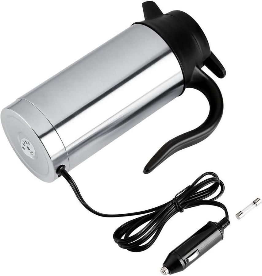 Elektrische Auto Waterkoker Roestvrij Staal 750ml 12V Met Indicatorlampje