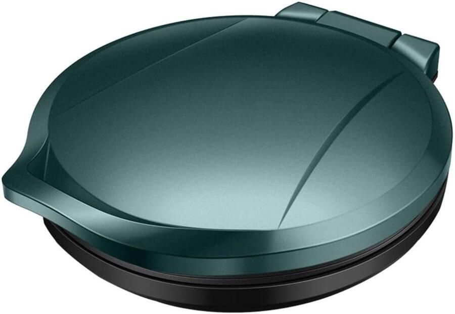 Elektrische Bakplaat Contactgrill Pan Koken en Grillen Dubbelzijdig Verwarmd 1500 Watt Donkergroen