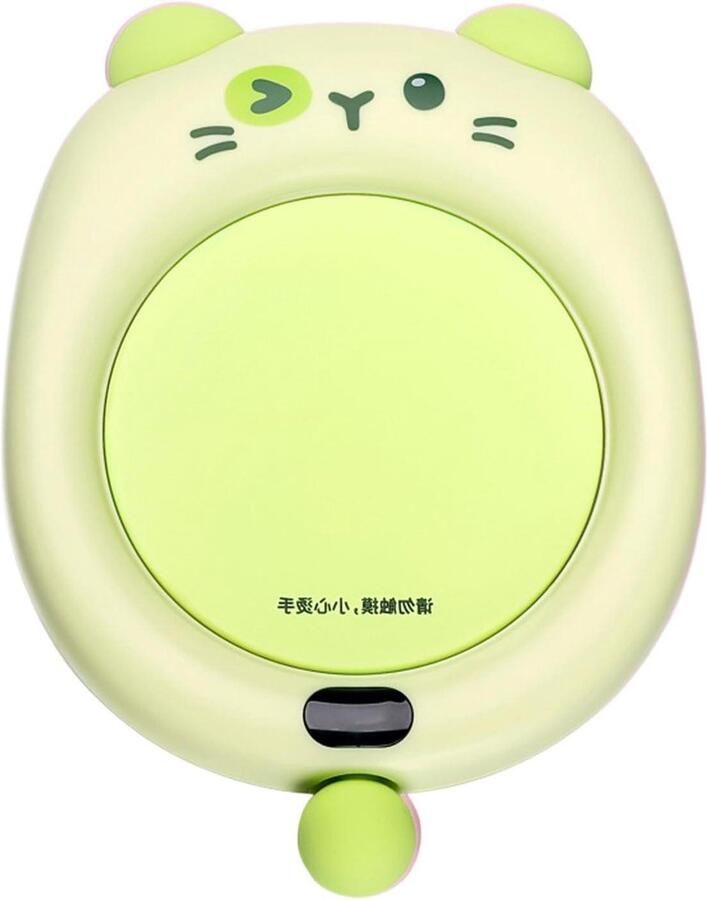 Elektrische Bekerwarmer Verwarmingsplaat Mok Dranken Warm Houden Cartoon Dier Ontwerp 11.9 x 15.5 cm Kat