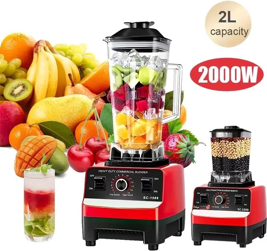 Elektrische Blender 400W 2-in-1 Zware Stationair