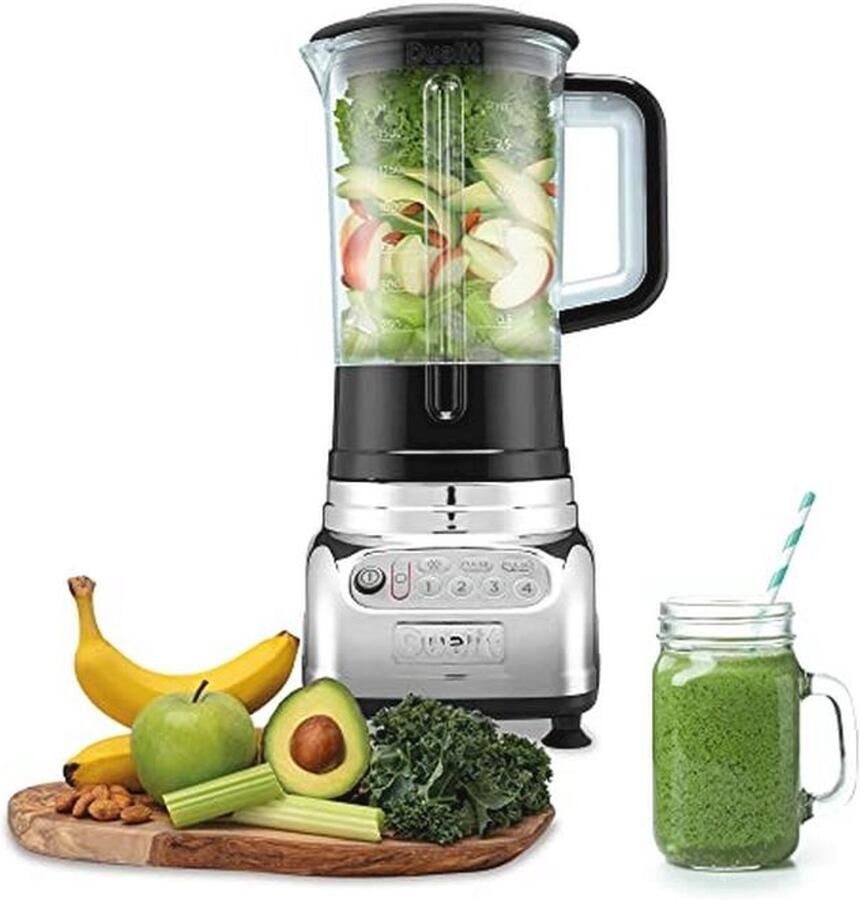 Elektrische Blender voor Smoothies en Soepen 2L Capaciteit met 7 standen en IJs Crush