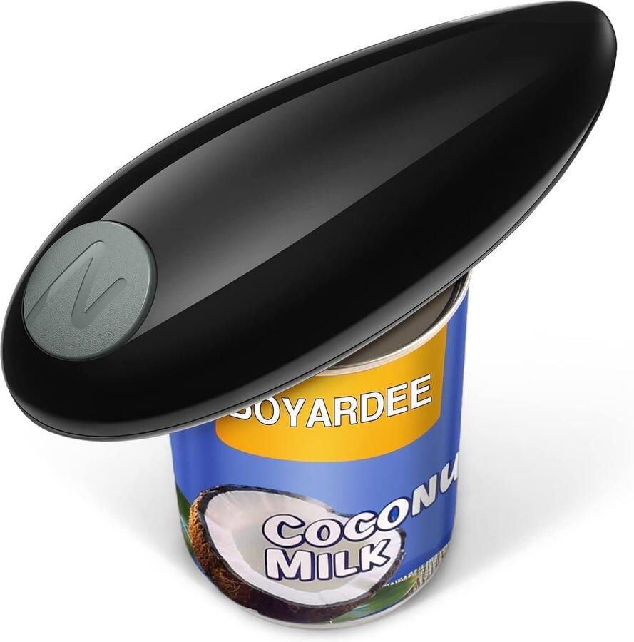 Elektrische Blikopener Automatische Blikopener Snel Blikjes Openen Handsfree Bediening 10x4x3 Inch Zwart