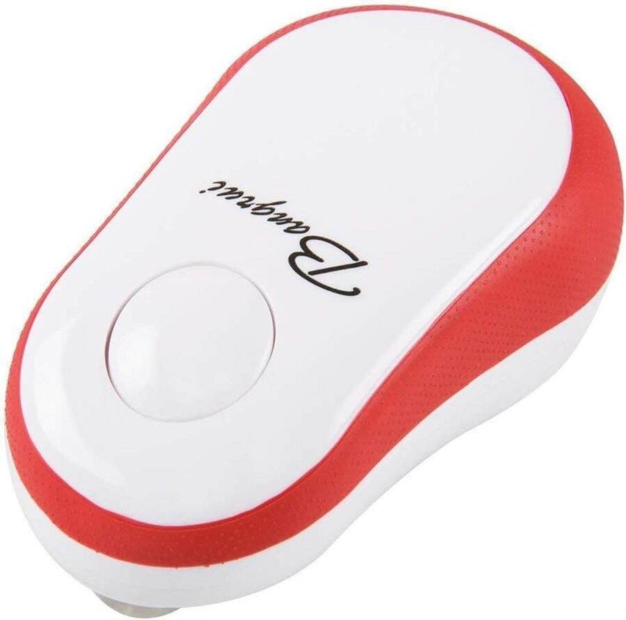 Elektrische Blikopener Automatische Opener Keuken Gemak Snijdt Binnenkant Deksel 12 x 7 x 6 cm Rood