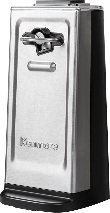 Elektrische Blikopener Automatische Opener Snel Blikjes Openen Veilige Snijrand Extra Hoge Uitvoering Zilver