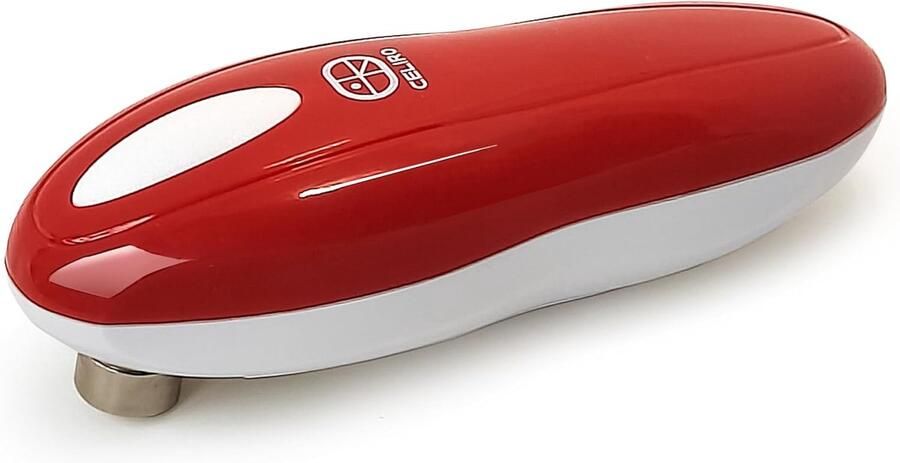 Elektrische blikopener Keuken opener Snel blikken openen Gladde rand snede Compact ontwerp Rood