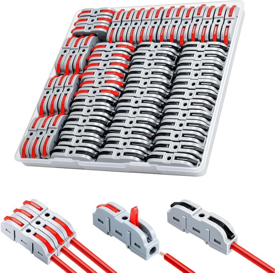 Elektrische blokken 28-12 AWG splicing kabel connector 600 V 32A voor Circuit Inline DIY