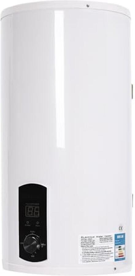 Elektrische Boiler 2 kW voor Badkamer – 50L 80L 100L Warmwaterboiler met LED Scherm en Verticaal Ontwerp