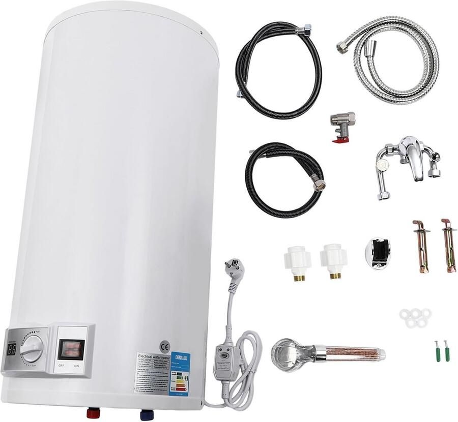 Elektrische Boiler 40 Liter 2000W Wandmontage Boiler voor Keuken en Badkamer