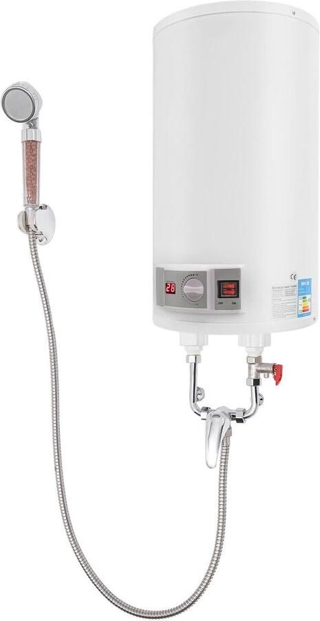 Elektrische Boiler Warmwaterboiler Douche Thuis Douchen Digitaal LED Display 50 Liter Wit