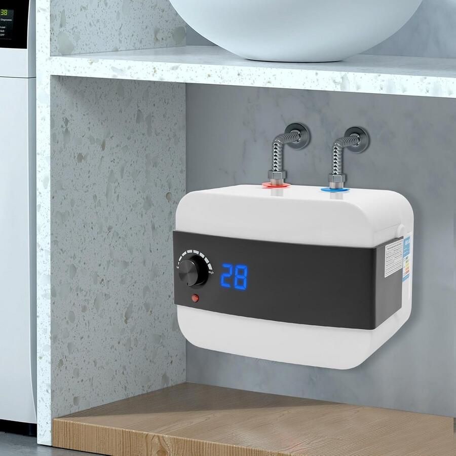 Elektrische Boiler 6 Liter voor Onderbouw Direct Warm Water op Temperatuur