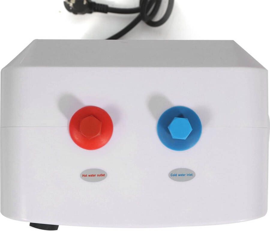 Compacte 6L drukvaste ondertafelboiler 1500W lage druk warmwaterboiler voor handwasbakken