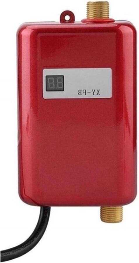 Elektrische Boiler Direct Warm Water Keuken en Douche Snelle Verwarming 3800W Rood