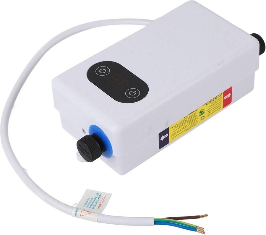 Elektrische Boiler Directe Verwarmer Snel Warm Water Constante Temperatuur 18x15 cm Wit