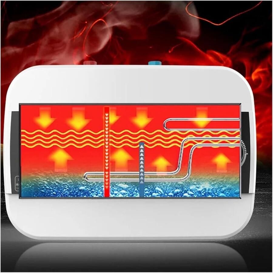 Elektrische Boiler Directe Verwarming Direct Warm Water Compact Mini-Body 10 Liter Wit