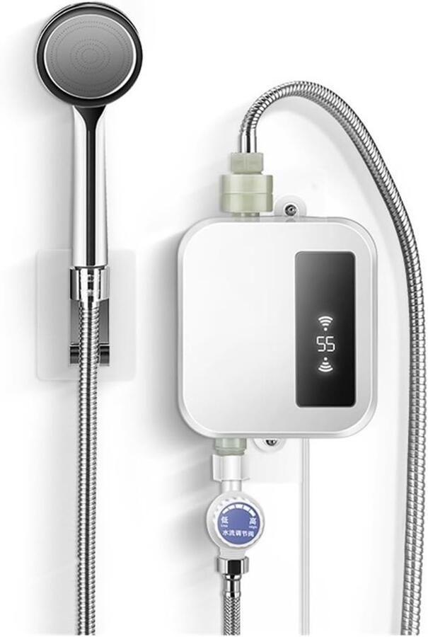 Elektrische Boiler Directe Verwarming Direct Warm Water Tankloos Ontwerp 3500W Wit