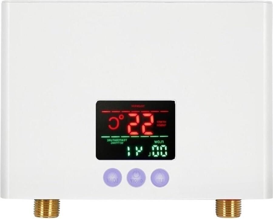 Elektrische Boiler Directe Verwarming Warm Water Instelbare Temperatuur 3000W-5500W Wit