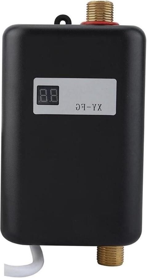 Elektrische Boiler Doorstromer Waterverwarmer Direct Warm Water Snelle Verwarming 3400W Zwart
