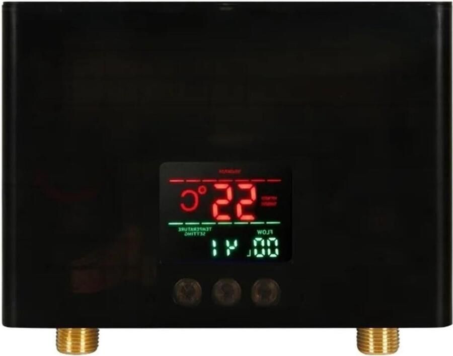Elektrische boiler Doorstroomboiler mini Direct warm water Constante temperatuur 3000W Nero