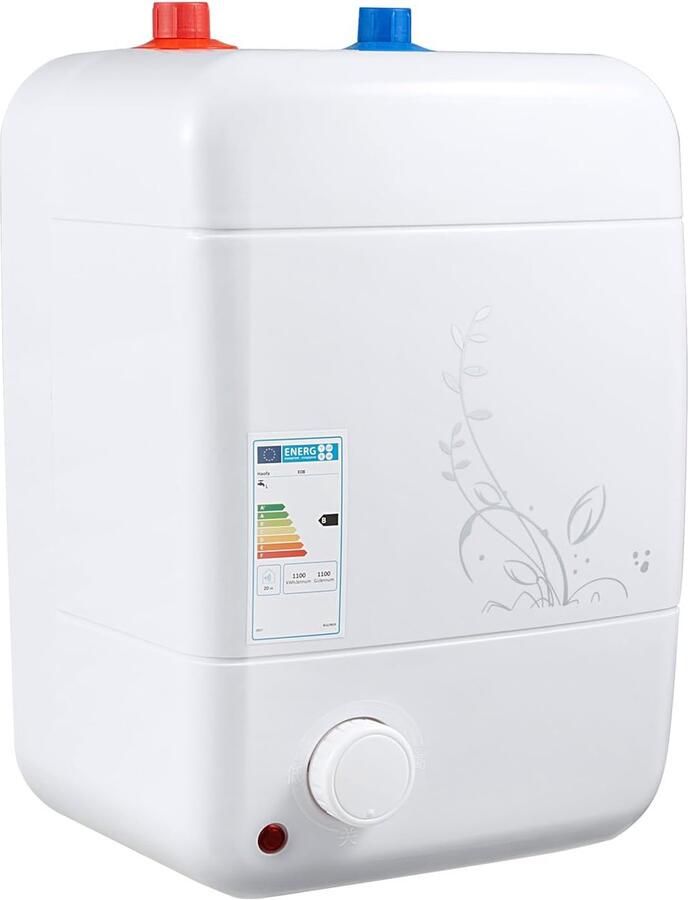 Elektrische Boiler Doorstroomboiler Warmwater Direct Warm Water Compact 8 Liter 23 x 24 x 35 cm