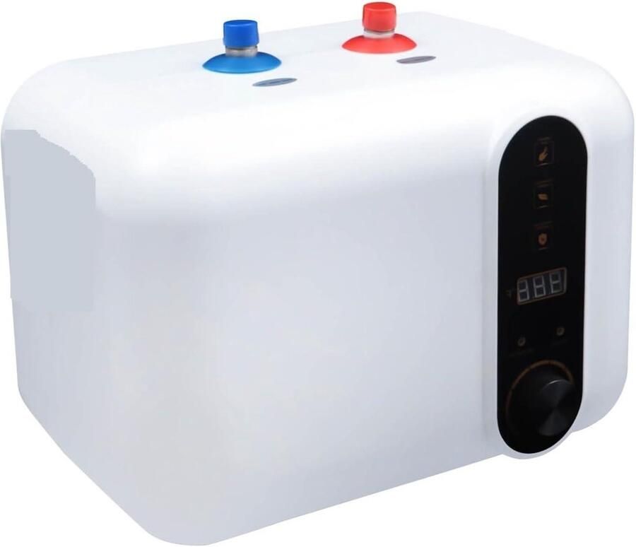 Elektrische boiler Doorstroomverwarmer Direct warm water Snelle opwarming 1500W 10 liter tank Wit