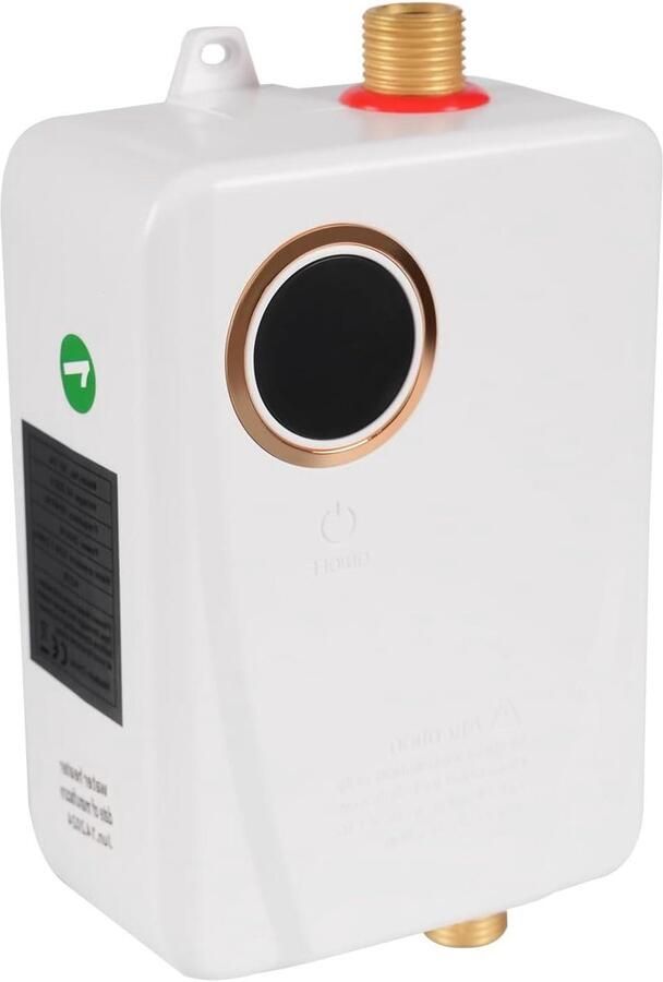 Elektrische Boiler Doorstroomverwarmer Mini Direct Warm Water Compact Wandmodel 3500 Watt Wit