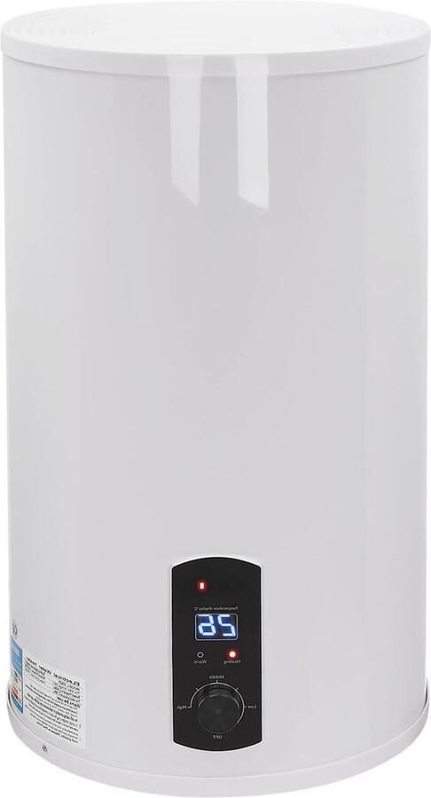 Elektrische Boiler Doorstroomverwarmer Waterkoker Snel Warm Water LED Temperatuurweergave 120 liter Wit