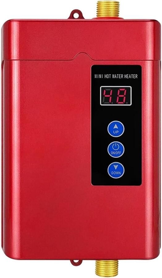 Elektrische Boiler Instant Verwarming Direct Warm Water Compact en Duurzaam 3800W Rosso