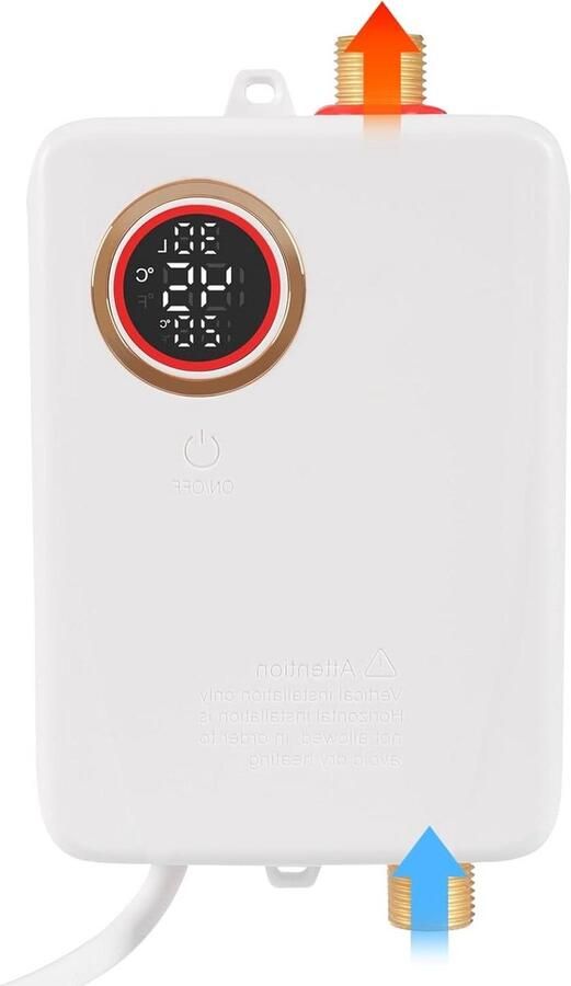 Elektrische Boiler Kleine Boiler Direct Warm Water Ruimtebesparend Ontwerp 3500 Watt Wit