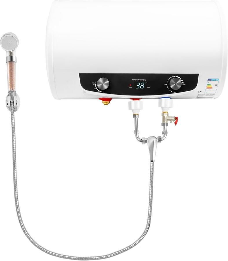 Elektrische boiler Warmwater tank Comfortabel douchen Snel opwarmen 35 liter Wit