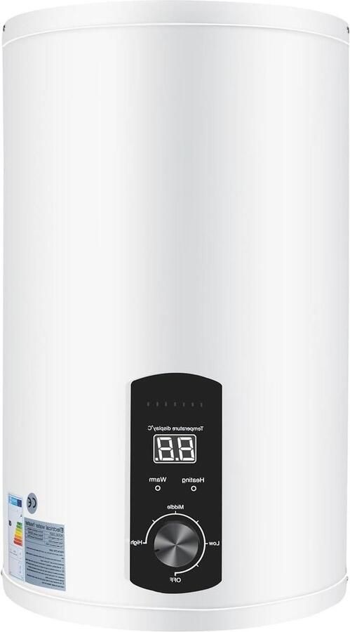 Elektrische Boiler Warmwaterapparaat Waterverwarmer Direct Warm Water Snel Opwarmen 30-70 liter Wit