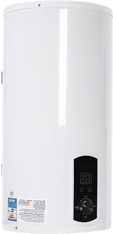 Elektrische Boiler Warmwaterboiler Badkamer Comfort LED Temperatuurweergave 80 Liter Wit