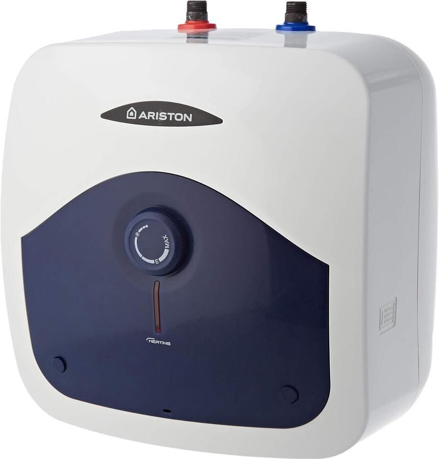 Elektrische Boiler Warmwaterboiler Direct Warm Water Onderbouw Model 10 Liter Wit