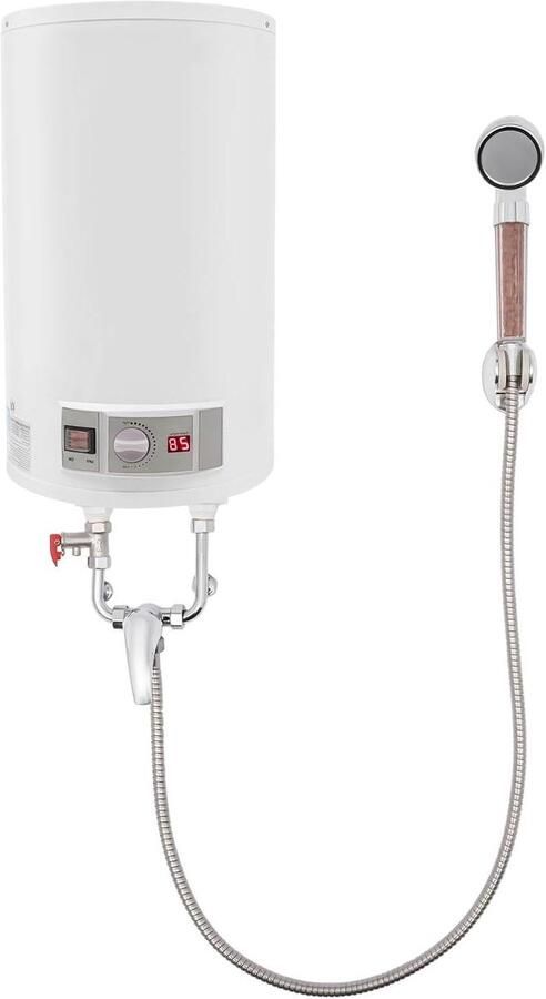 Elektrische Boiler Warmwaterboiler Douche Thuis Douchen Digitaal LED Display 50 Liter Wit