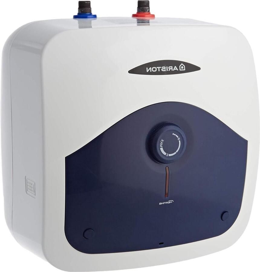 Elektrische Boiler Warmwaterboiler Watertank Direct Warm Water Onderbouw Model 10 Liter Wit