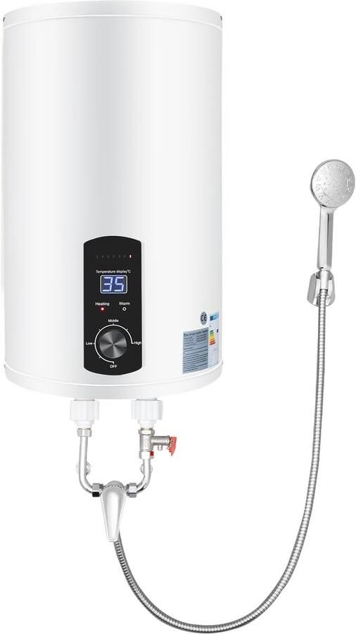 Elektrische Boiler Warmwaterketel Direct Warm Water Snel Opwarmen 30 Liter Capaciteit Wit