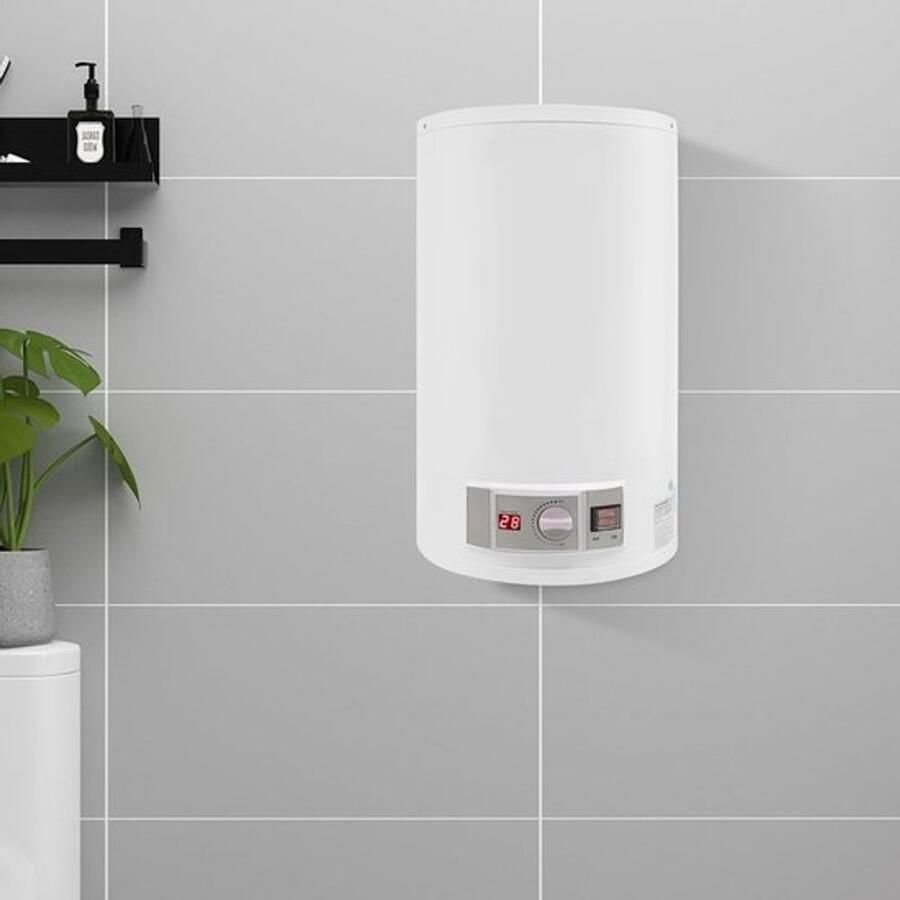 Elektrische boiler Warmwatertoestel met douche Snelle opwarming 35 liter 2000W Wit