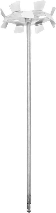 Elektrische Boormixer Roerstaaf Cement Mengen Verf Gips Eenvoudig Te Installeren 50.5 cm Zilver