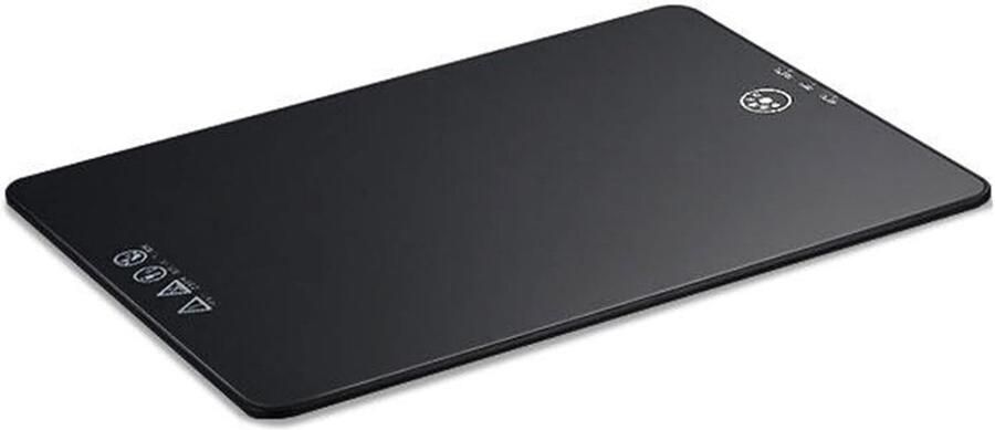 Elektrische Bordverwarmer Warmhoudplaat Feestjes en diners Instelbare temperatuur 42 x 28 cm