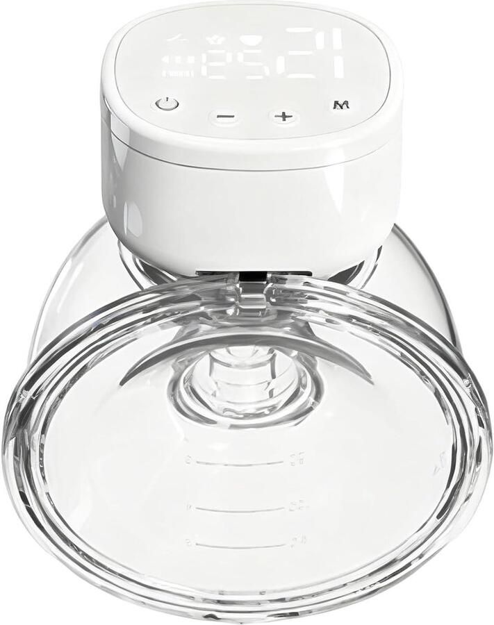 Elektrische Borstkolf Draagbare Melkpomp Borstvoeding Ondersteunen Handsfree Gebruik 300 g Wit