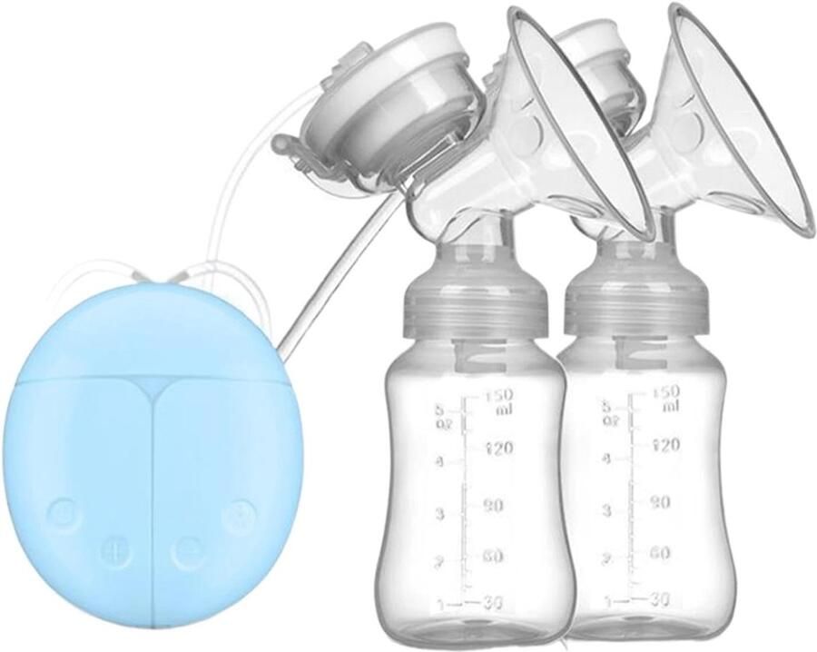 Elektrische Borstkolf Draagbare Melkpomp Handsfree Kolven Dubbele Zuigkracht 20 x 20 x 9.5 cm