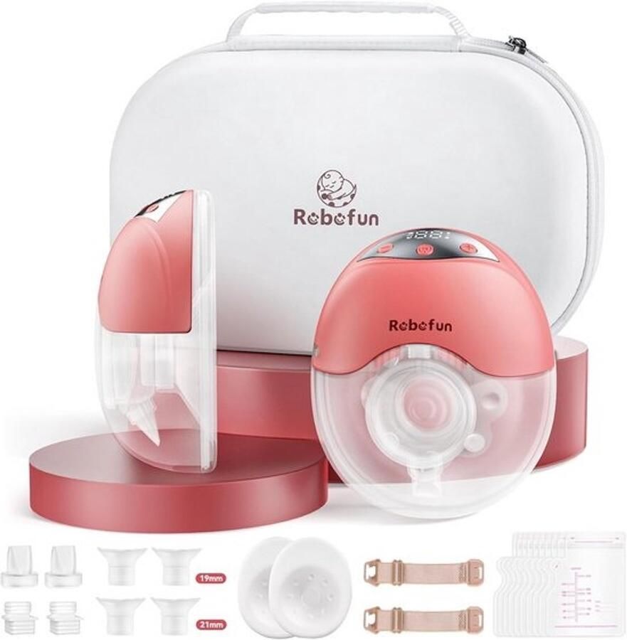 Elektrische borstkolf Handsfree melkpomp Comfortabel kolven Stil en compact ontwerp 4 modi 12 standen Wit