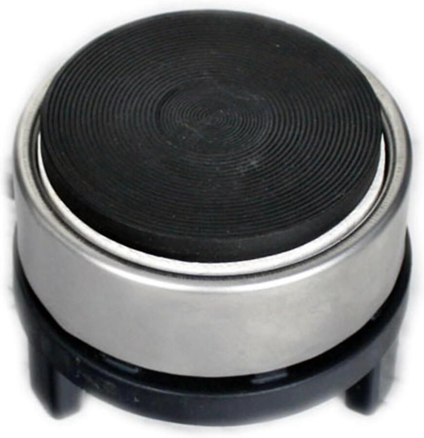 Elektrische Brander Mini Fornuis Thee Zetten Gietijzeren Verwarmingsplaat 10 cm diameter Zwart
