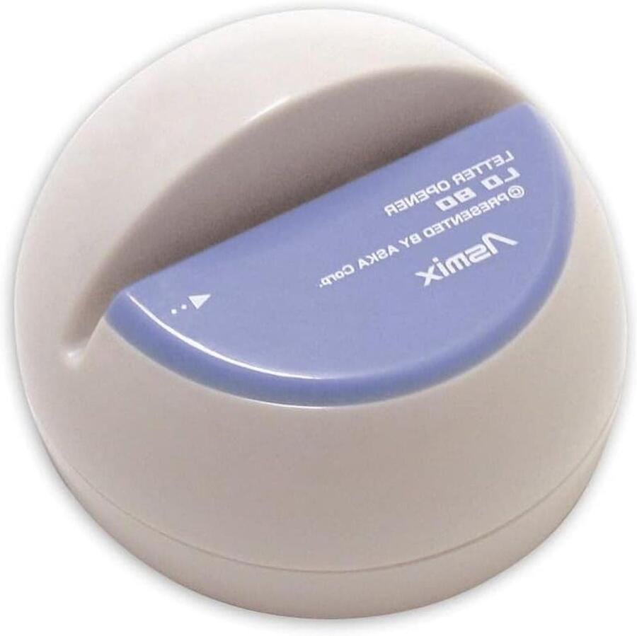Elektrische Briefopener Automatische Ontvanger Post Snel Openen Compact Ontwerp 7.2 x 8.4 x 6 cm Blauw