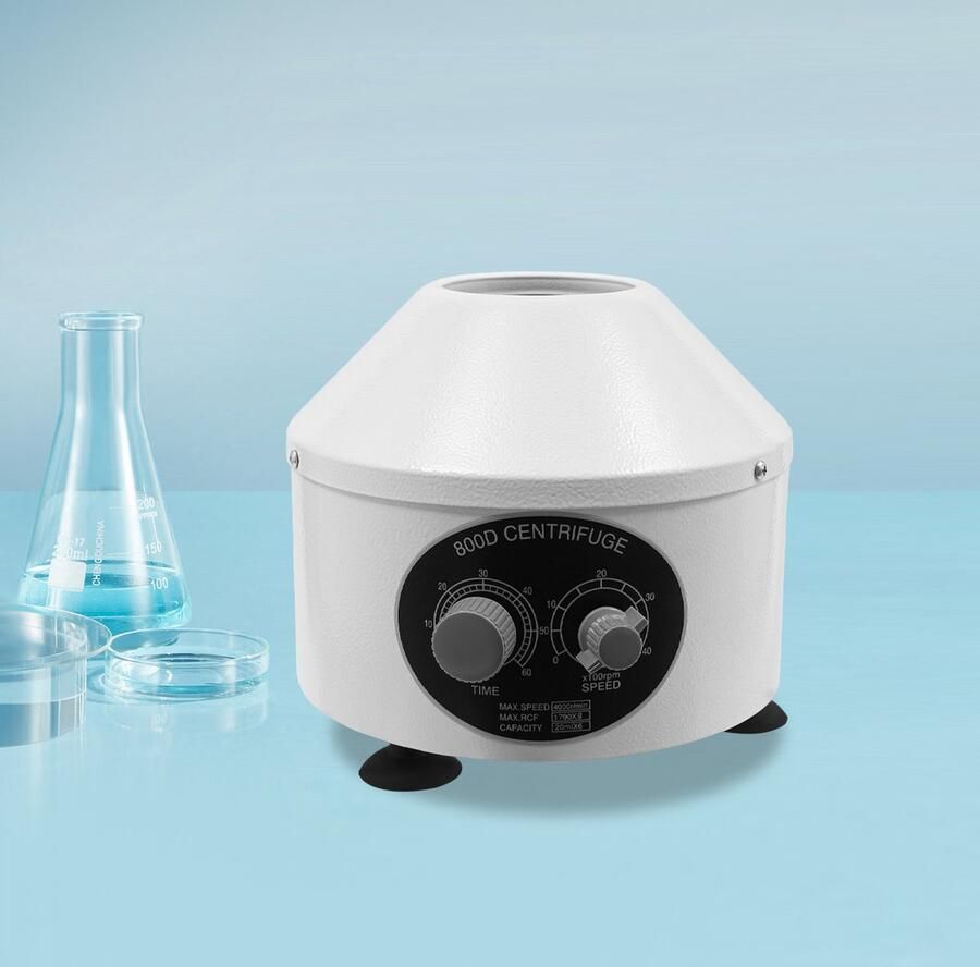 Elektrische Centrifuge Desktop 4000 RPM Snelheid 25 W Vermogen IJzer Materiaal Laboratorium Apparatuur