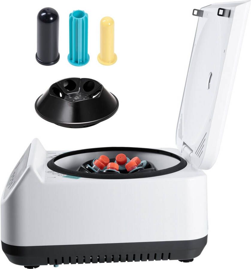 Elektrische Centrifuge met Instelbare Snelheid Van 500-4000 Rpm Geschikt voor Buiscapaciteiten Van 2 5 10 15 50 Ml Geluidsarm En Ideaal voor Laboratoriumtoepassingen