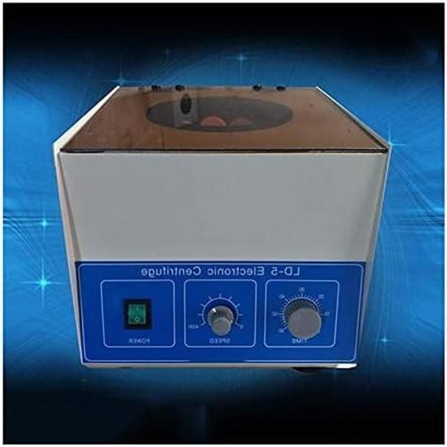 Elektrische Centrifuge Tafelmodel Centrifuge Laboratorium Werk Grote Capaciteit 100ml x 4 Wit