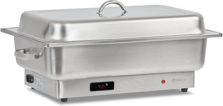 Elektrische Chafing Dish GN 1 1 9 Liter Warmhoudbak Buffet met Temperatuurdisplay