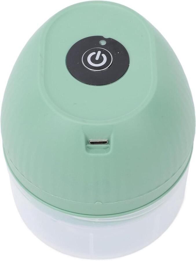 Elektrische Chopper Keukenmachine Kruiden Snel Ingrediënten Snijden Draadloos en Compact 250 Ml Capaciteit Lichtgroen
